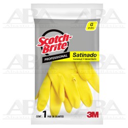 Scotch-Brite® Profesional Guante Satinado Amarillo Grande 8-8 1/2