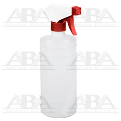 Atomizador estándar rojo con botella cilíndrica 500 ml. Atomizador estándar rojo con botella cilíndrica 500 ml.